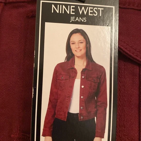 Nine West NWT Women’s Denim Sarah Jacket - Size Medium - Picture 4 of 6